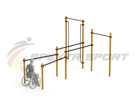 Купить Спортивный комплекс для инвалидов-колясочников WRK-D19_76mm в Ноябрьске 