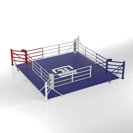 Купить Ринг боксерский напольный Totalbox на упорах 5х5м в Ноябрьске 