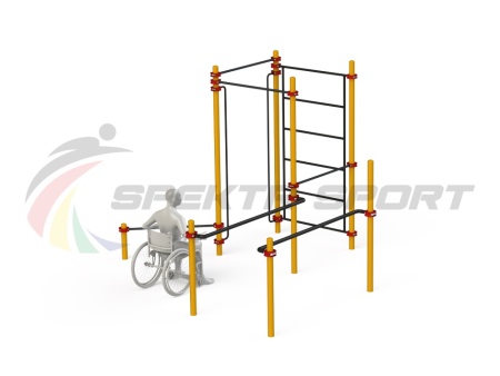 Купить Спортивный комплекс для инвалидов-колясочников WRK-D18_76mm в Ноябрьске 